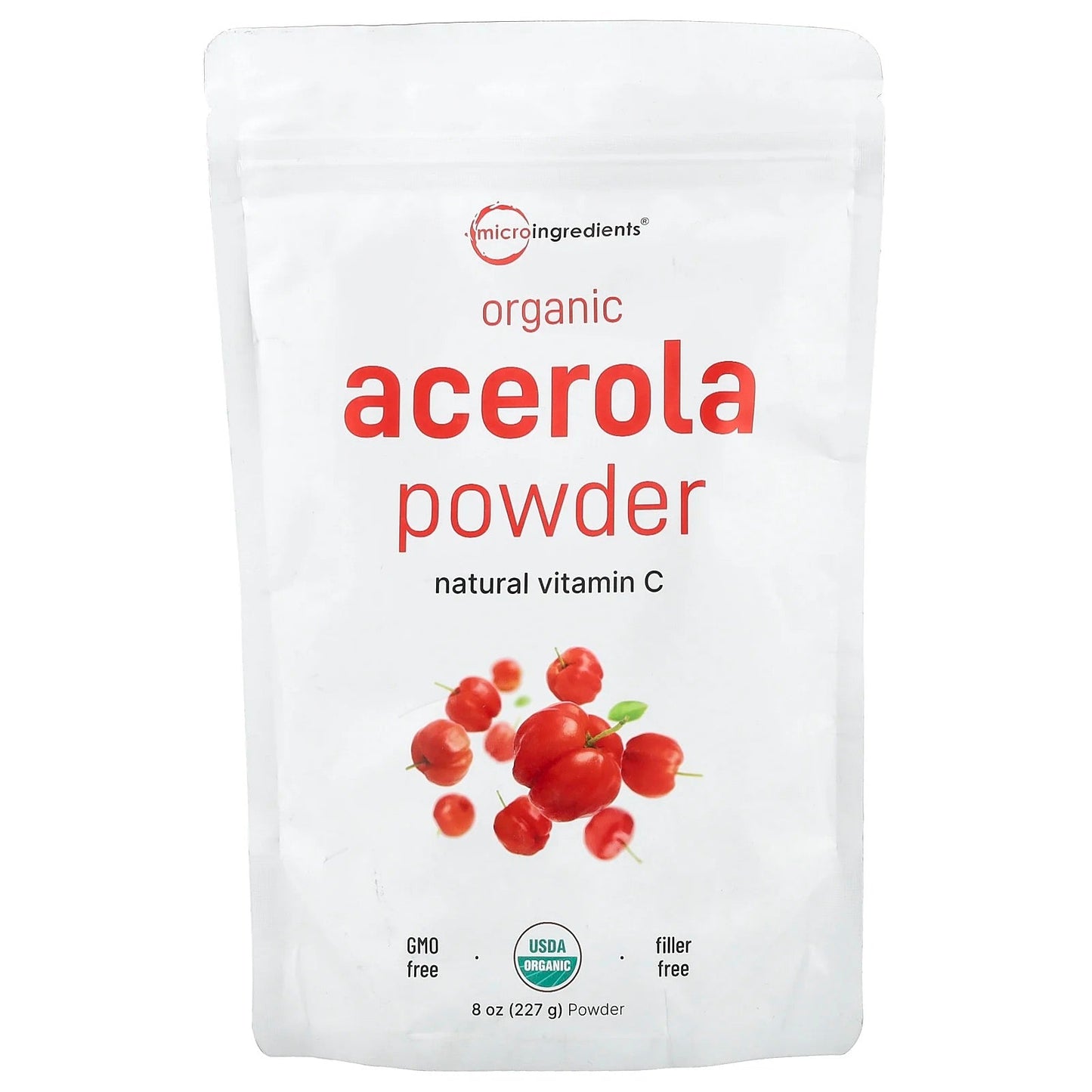 Micro Ingredients
Organic Acerola Powder, 8 oz (227 g)