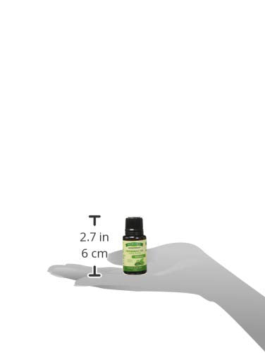 Nature's Truth Essential Oil - 100% Pure Peppermint Oil | Pure & Plant-Based | Massage Oil, Aromatherapy or For Bath/Shower |15 ml