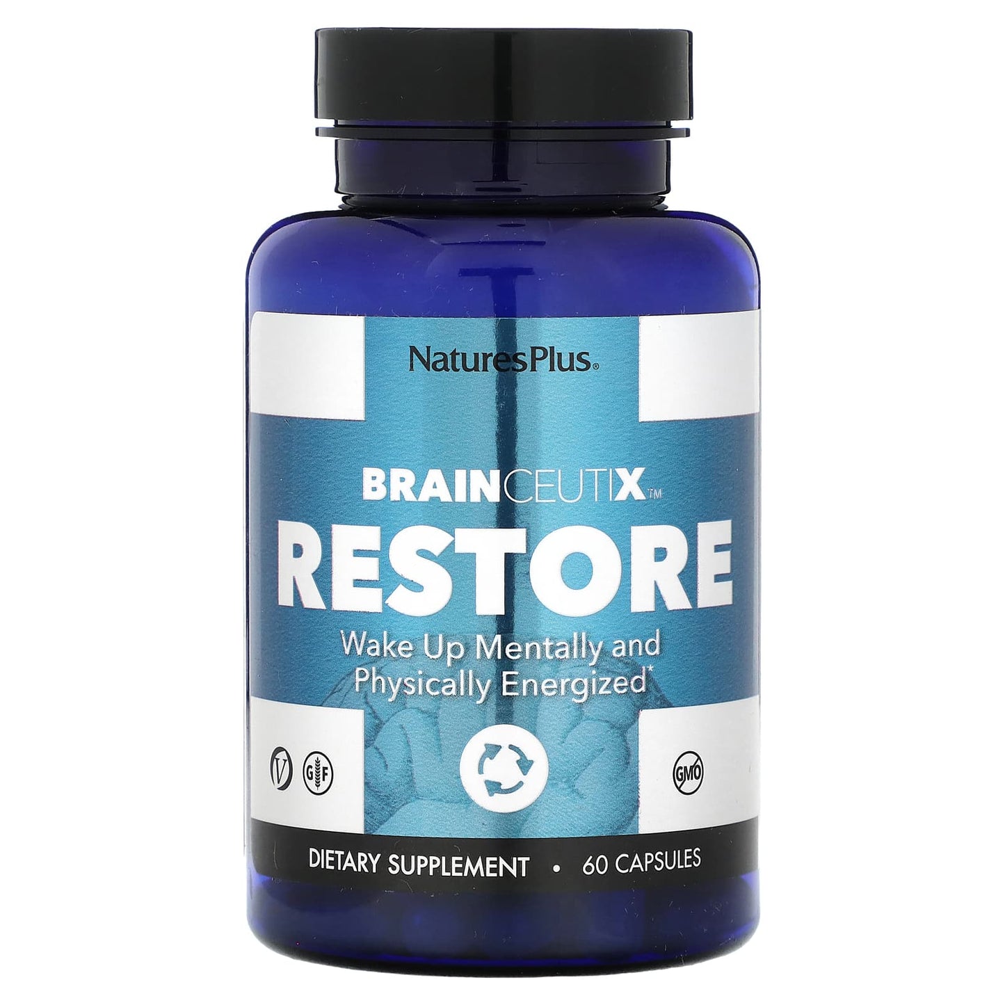 NaturesPlus
BrainCeutix Restore, 60 Capsules
