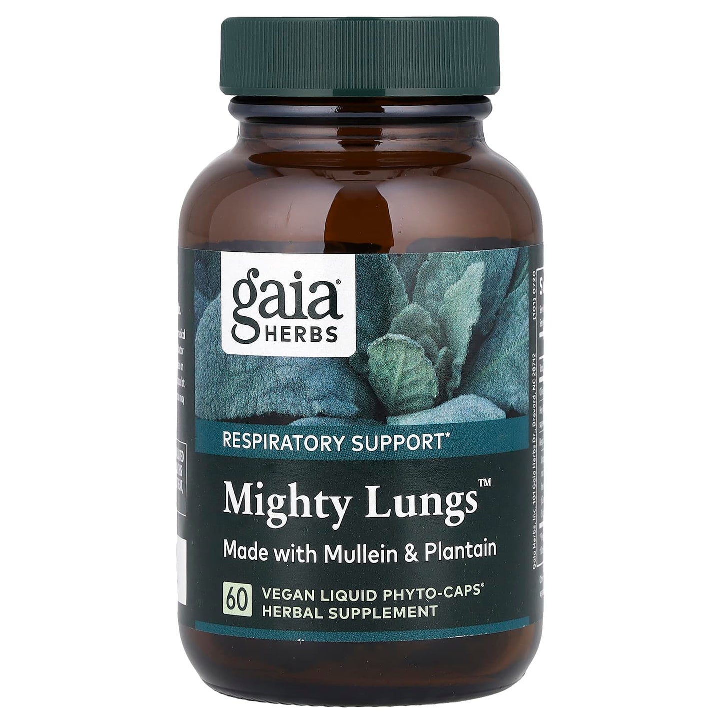 Gaia Herbs
Mighty Lungs™, 60 Vegan Liquid Phyto-Caps