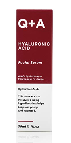 Q+A Hyaluronic Acid Facial Serum. A super hydrating Hyaluronic Acid serum for healthy and plump skin. 30ml/1fl.oz