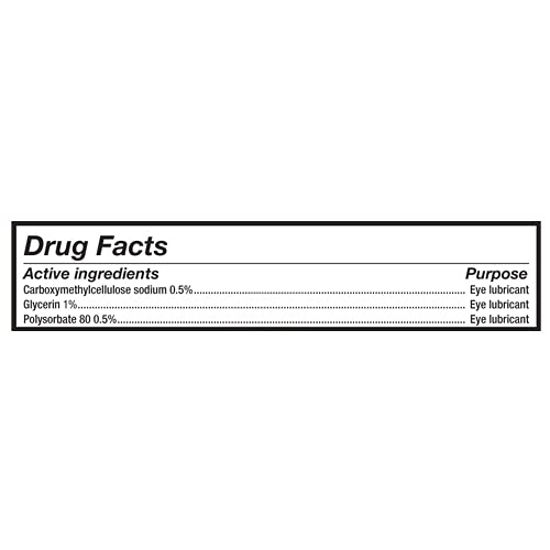 Refresh Optive Mega-3 Lubricant Eye Drops, Preservative-Free, 0.01 Fl Oz Single-Use Containers, 60 Count