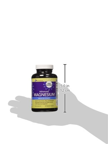InnovixLabs Advanced Magnesium Capsules - 150 Ct, 210 mg - Chelated Magnesium Glycinate and Malate, High Absorption, Promotes Relaxation, Bones, Muscle Health, Vegan Magnesium Malate Sleep Supplement