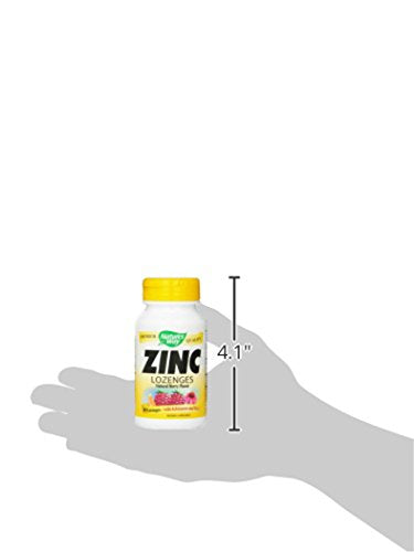 Nature's Way Zinc Lozenges with Vitamin C & Echinacea, Immune Support*, Wild Berry Flavored, 60 Lozenges (Pack of 2)