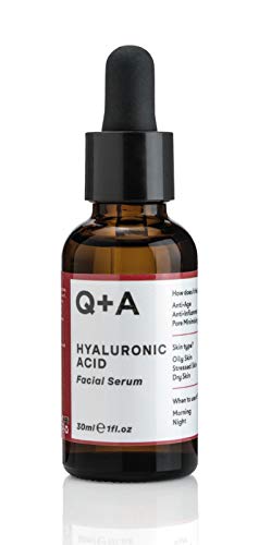 Q+A Hyaluronic Acid Facial Serum. A super hydrating Hyaluronic Acid serum for healthy and plump skin. 30ml/1fl.oz
