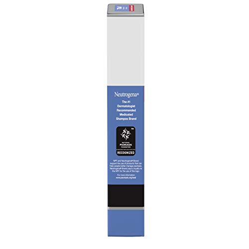 Neutrogena T/Sal Therapeutic Dandruff Shampoo, Scalp Build-Up Control, 3% Salicylic Acid, Scalp Psoriasis Treatment, Seborrheic Dermatitis Shampoo, Clears & Controls Flakes, Fragrance Free, 4.5 fl oz†