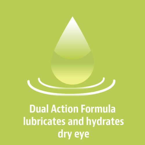 Refresh Optive Fusion Ophthalmic Solution, Dual-action Formula, Dry Eye Relief, Contact Lens Compatible, 10ml