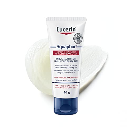 EUCERIN AQUAPHOR Healing Ointment for Dry Skin and Cracked Skin, 50g | Multi-purpose | Semi-Occlusive Formula | Non-Comedogenic Healing Ointment | Fragrance-free Healing Ointment | Non-Greasy Healing Ointment | Recommended by Dermatologists