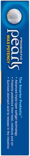 Nature's Way Max Potency Probiotic Pearls for Men and Women, Supports Digestive, Immune, Colon Health*, 5 Billion Live Cultures, No Refrigeration Required, 30 Softgels (Packaging May Vary)