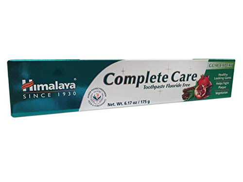 Himalaya Complete Care Toothpaste, Antiplaque toothpaste, for Healthy-Looking Gums and Long-lasting Fresh Breath 6.17 oz (175 g) 2 PACK