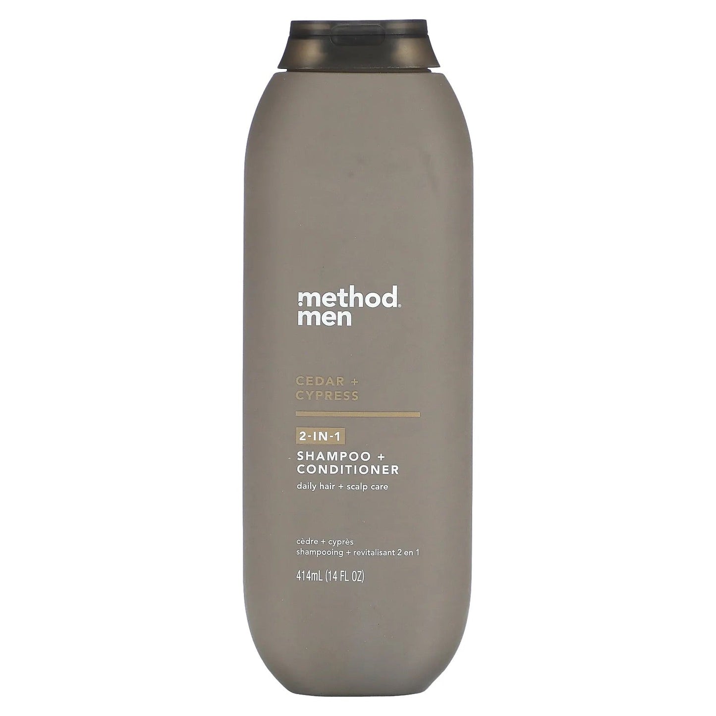 Method
Men, 2-In-1 Shampoo + Conditioner, Cedar + Cypress, 14 fl oz (414 ml)