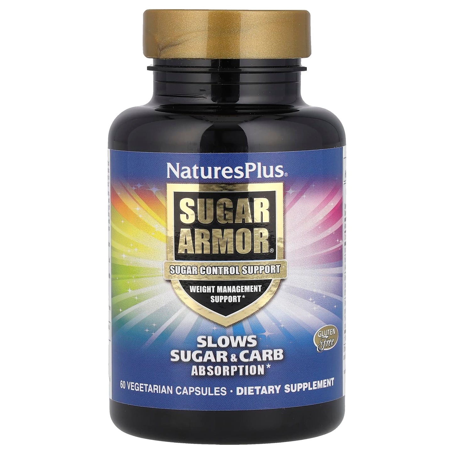 NaturesPlus
Sugar Armor®, Sugar Control Support, 60 Vegetarian Capsules