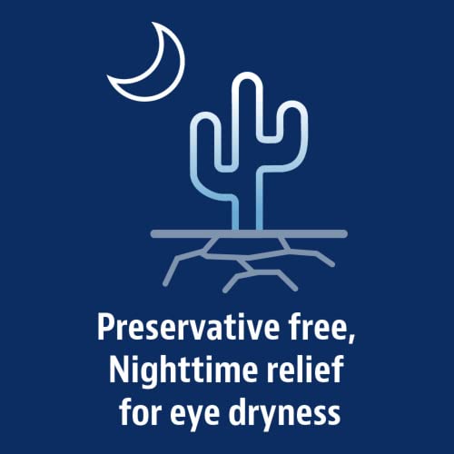 REFRESH LACRILUBE Lubricating Ophtalmic Ointment, Preservative-Free, Dry Eye Relief, 3.5g