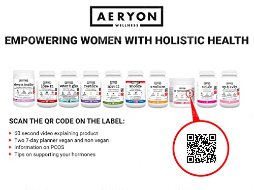 PCOS Supplement for Women by Aeryon Wellness | Canadian Made - 250g Powder | Fertility Supplements for Women with Myo-Inositol | Ovulation and Hormonal Support | Helps Normalize Ovarian Function