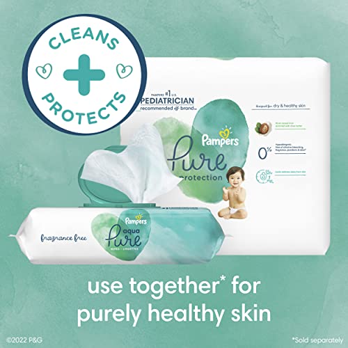 Pampers Aqua Pure Sensitive Baby Wipes 6X Pop-Top 336 Count