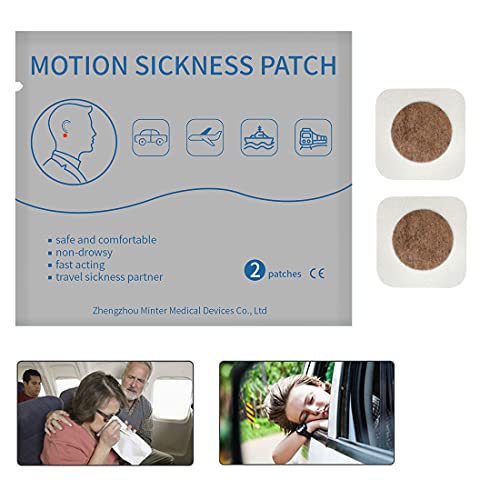 MT Healthy 40ct Motion Sickness Patches, Seasick Patches for Cruise, Dizziness Vertigo Relief, Anti Vomiting for Adults & Kids