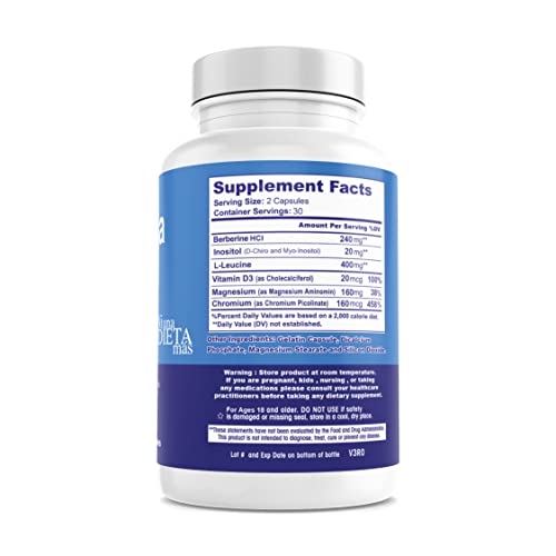 METFORMINA NATURAL - Weight Loss Aid - Fat & Glucose Metabolism Support - Dr Salomon