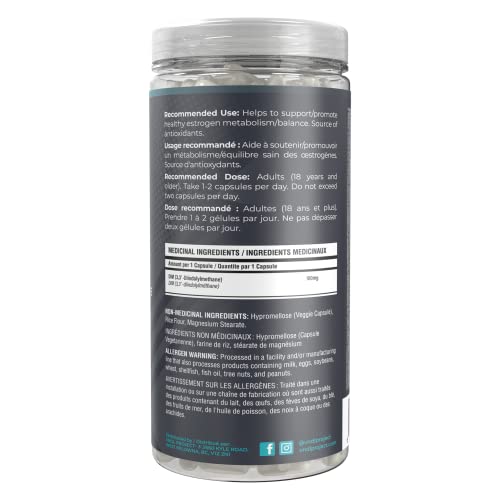 Hormone Balance & Immune Support: Natural 100mg DIM Capsules for Men & Women with Antioxidant Activity - 120 Capsules - VNDL Project