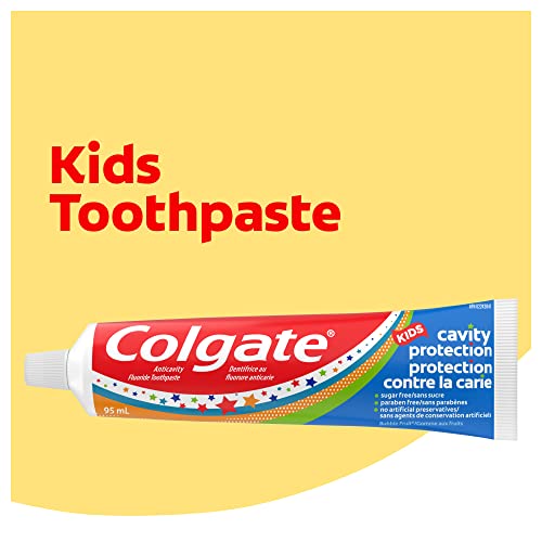 Colgate Kids Cavity Protection Toothpaste, Bubble Fruit Flavor, 95 mL