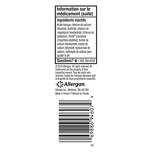 Refresh Optive Fusion Ophthalmic Solution, Dual-action Formula, Dry Eye Relief, Contact Lens Compatible, 10ml