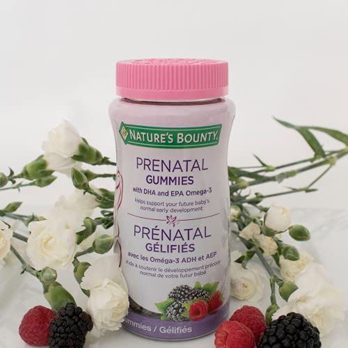 Nature's Bounty Prenatal Vitamins, Helps Support Your Future Baby's Normal Early Development, 60 Gummies
