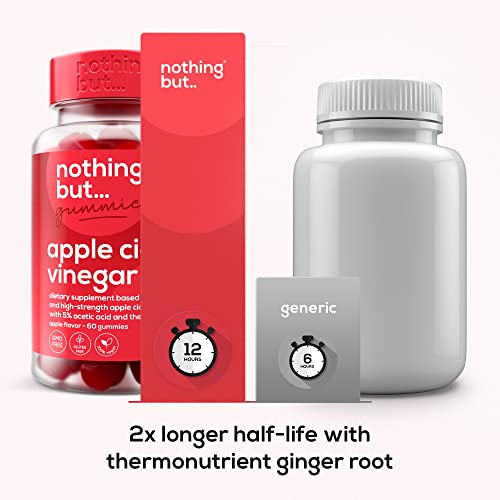 ๐๐๐๐๐๐ ๐ฎ๐ฌ๐ฎ๐ฏ* Apple Cider Vinegar Gummies with The Mother, Perfect Balance of Flavor and Nutrition, Supports Gut Health, Digestion & Weight Management, Keto-Friendly, Vegan, 60 ACV Gummies