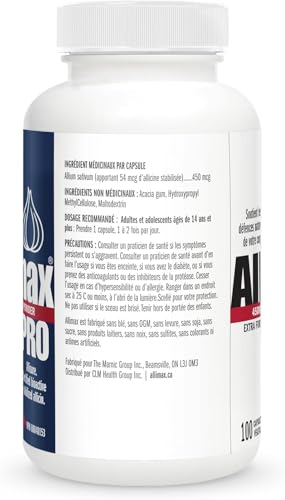 lekullna Allicin Garlic Supplement to Support Your Body’s Immune Function. with Stabilized Allicin Extracted from Clean & Sustainable Spanish Grown Garlic 450mg 100 Vegicaps