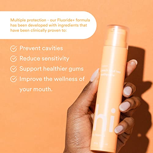 Hismile Peach Ice Tea Flavoured Toothpaste, Flavoured Toothpaste, Hismile Toothpaste, Fluoride Toothpaste, Peach Flavour, Iced Tea Flavour