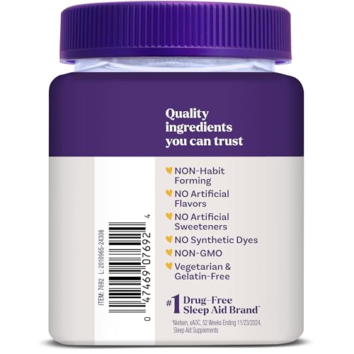 Natrol Kids Melatonin 1 mg, Dietary Supplement for Restful Sleep, Melatonin Gummies for Kids, 60 Raspberry-Flavored Gummies, Up to a 60 Day Supply