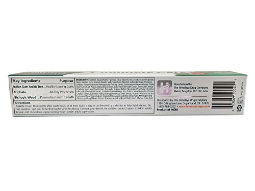Himalaya Complete Care Toothpaste, Antiplaque toothpaste, for Healthy-Looking Gums and Long-lasting Fresh Breath 6.17 oz (175 g) 2 PACK