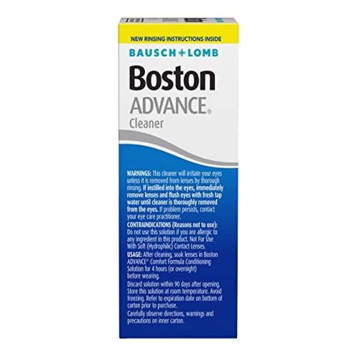 Pre-Order | Arrives in 5–10 Days – Contact Lens Solution by Boston Advance, for Gas Permeable Contact Lenses, 1 Fl Oz