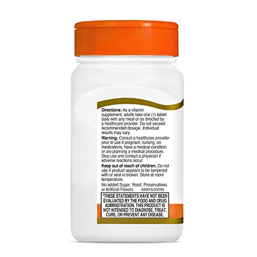 21st Century C 500 Mg Tablets, 110 Count (Pack of 3)
