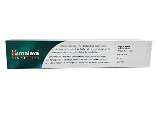 Himalaya Complete Care Toothpaste, Antiplaque toothpaste, for Healthy-Looking Gums and Long-lasting Fresh Breath 6.17 oz (175 g) 2 PACK