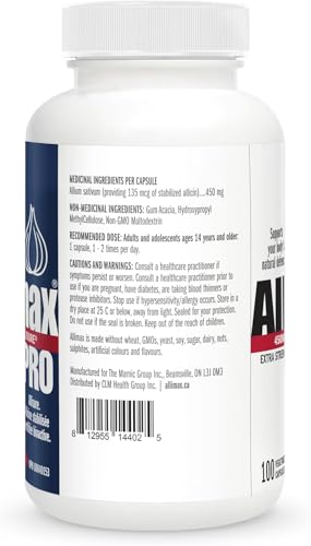 lekullna Allicin Garlic Supplement to Support Your Body’s Immune Function. with Stabilized Allicin Extracted from Clean & Sustainable Spanish Grown Garlic 450mg 100 Vegicaps