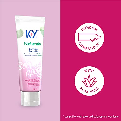 K-Y Personal Lubricant, Extra Sensitive, Gel 100 milliliter