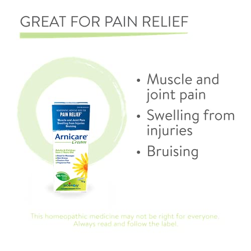 Pre-Order | Arrives in 5–10 Days – Boiron Arnicare Cream for Pain Relief, Muscle Pain and Joint Pain Relief, Swelling from injuries, Bruise & Bruising, from Natural Sourced Plants Including Arnica Montana, 70g