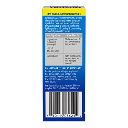 Pre-Order | Arrives in 5–10 Days – Contact Lens Solution by Boston Advance, for Gas Permeable Contact Lenses, 1 Fl Oz