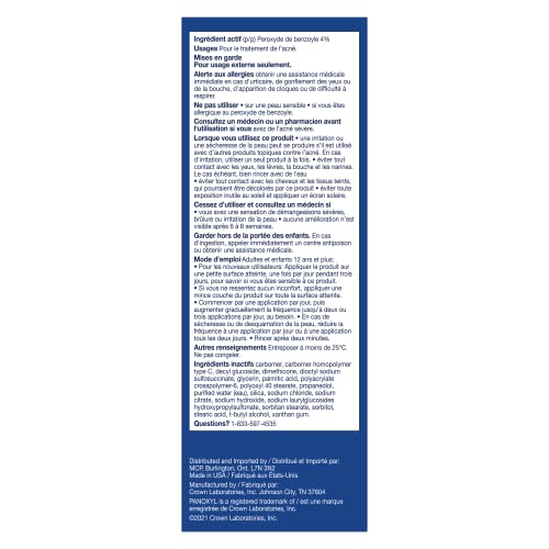 PanOxyl Creamy Acne Wash - 4% Benzoyl Peroxide