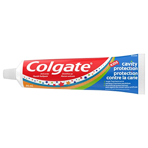 Colgate Kids Cavity Protection Toothpaste, Bubble Fruit Flavor, 95 mL