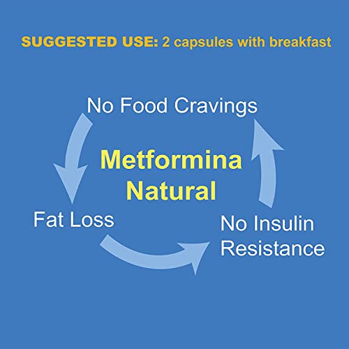 METFORMINA NATURAL - Weight Loss Aid - Fat & Glucose Metabolism Support - Dr Salomon