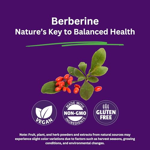 Paradise Herbs, Berberine Extract, 500 mg, Pure & Potent Berberine Supplement, Vegan, Non GMO, Gluten Free, 180