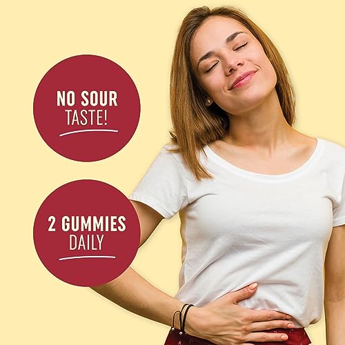 Organic Apple Cider Vinegar Gummies (60 Ct.) | Weight, Digestion, Detox, Immunity & Diet Support with ACV | With The Mother, Vitamin B6, B12 & Folate | Belly Fat Burner for Women & Men | Vegan, 500MG