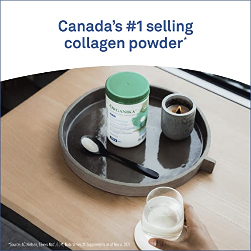 Organika Enhanced Collagen Relax Powder with Magnesium Bisglycinate and L-Theanine- Provides Calming Effect, Aids in Sleep, Sustained Energy Levels Throughout the Day- 250g