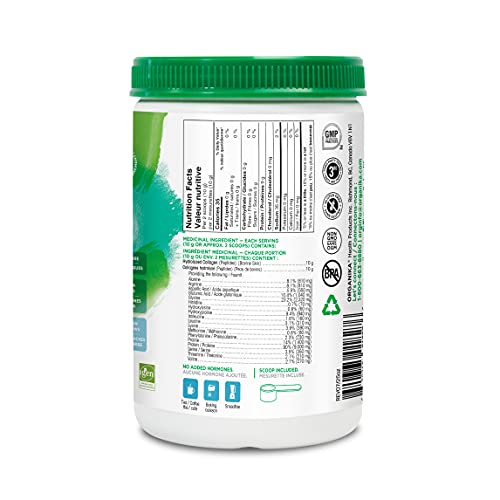 Organika Enhanced Collagen Peptides Protein Powder For Healthy Hair, Skin, Nails, Joints - Hydrolyzed For Better Absorption - Non-GMO - Unflavoured 250g