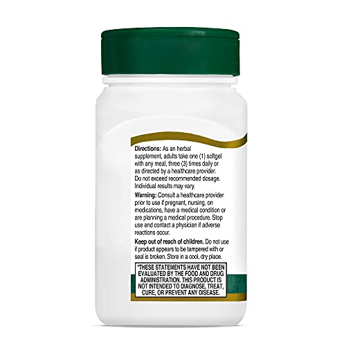 21st Century Evening Primrose Oil Softgels, 60 Count