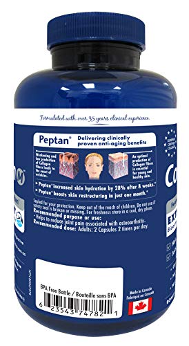 Naka Platinum Pro MARINE Collagen Super BONUS Size 180 Veggie Caps (150+30 FREE) Extra Strength Bioactive Marine Peptides.