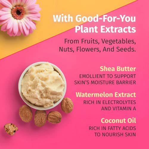 Hempz Natural Herbal Body Moisturizer: Fresh Coconut & Watermelon Moisturizing Skin Lotion, 17 oz