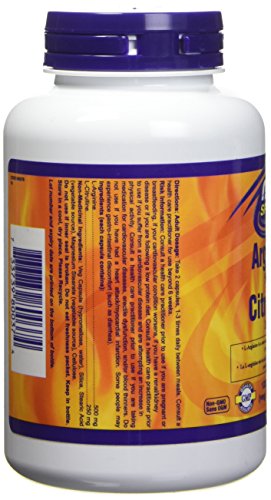 Now Foods Arginine & Citrulline 120vcap
