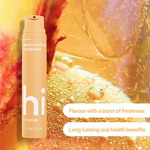 Hismile Peach Ice Tea Flavoured Toothpaste, Flavoured Toothpaste, Hismile Toothpaste, Fluoride Toothpaste, Peach Flavour, Iced Tea Flavour