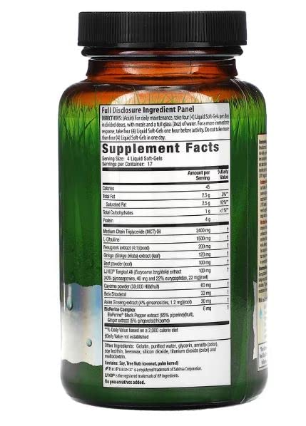 Irwin Naturals Testosterone Mega Boost Red 68 Sgels